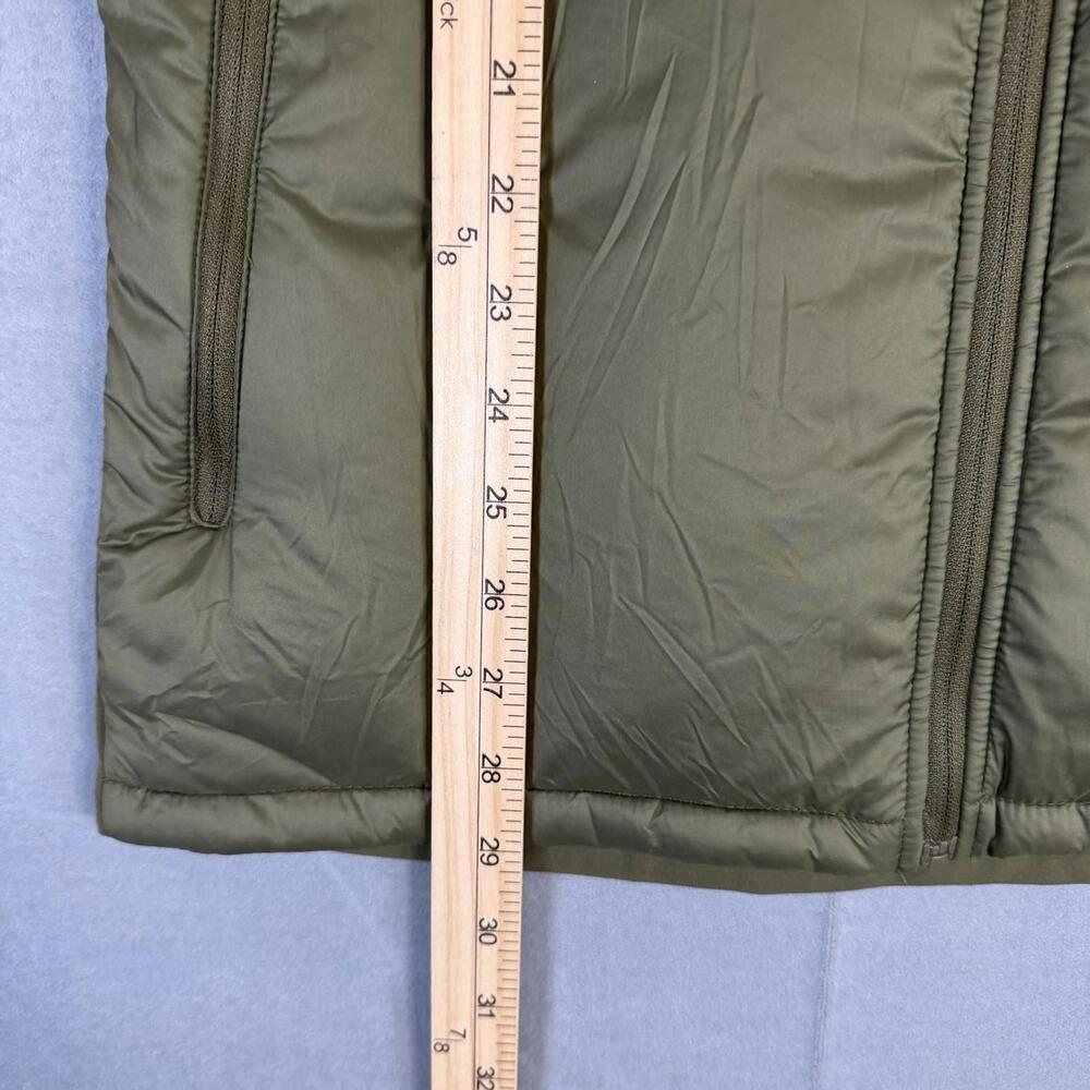 Nike Aerolayer Vest Mens Small Green Full Zip Reflective Puffer Quilted Running - Picture 7 of 8